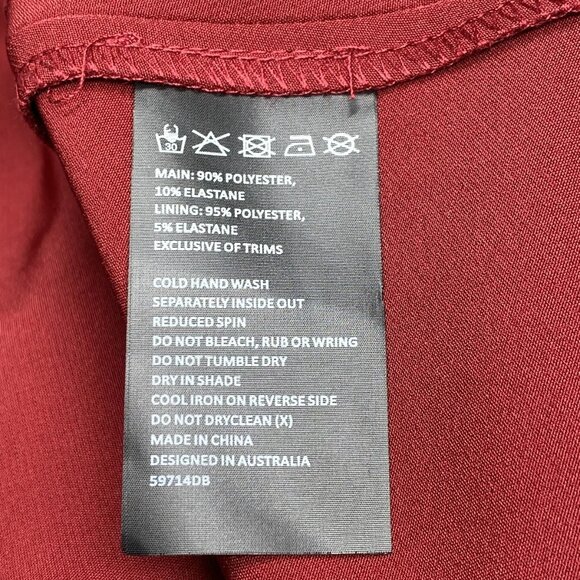 Bardot x Revolve Women's Opal Strapless Volume Midi Dress Size 4 | With Pockets - Picture 7 of 7